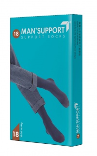 GLORIA - MUŠKE DOKOLJENKE 140 DENA - BOJA SIVA Preventivne čarape za vene