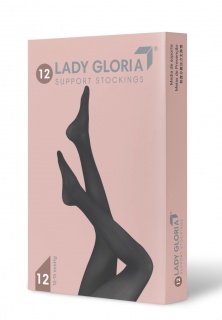 GLORIA - DOKOLJENKE 70 DENA - BOJA CRNA Preventivne čarape za vene