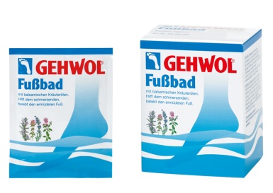 GEHWOL - KUPKA ZA NOGE - PLAVA s eteričnim uljima ljekovitog bilja za umorna i bolna stopala