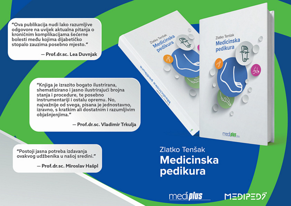 MEDICINSKA PEDIKURA - KNJIGA , autor: Zlatko Tenšak